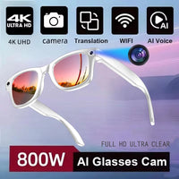 2025 Smart Glasses 32GB Memory with Camera Sunglasses Mini Camera Video Translation Bluetooth Call Anti-blue Glasses Man Women