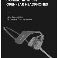 EASYBUDS Handsfree Bluetooth Air Bone Conduction Earphones With Noise Cancelling Boom Microphone Business Open Ear Headphones