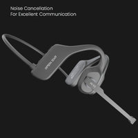 EASYBUDS Handsfree Bluetooth Air Bone Conduction Earphones With Noise Cancelling Boom Microphone Business Open Ear Headphones