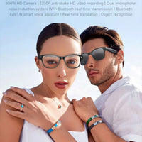 Smart Video Glasses Myopia Prescription Anti Shake Video Recording WIFI Bluetooth Transmission Object Recognition Smart Glasses