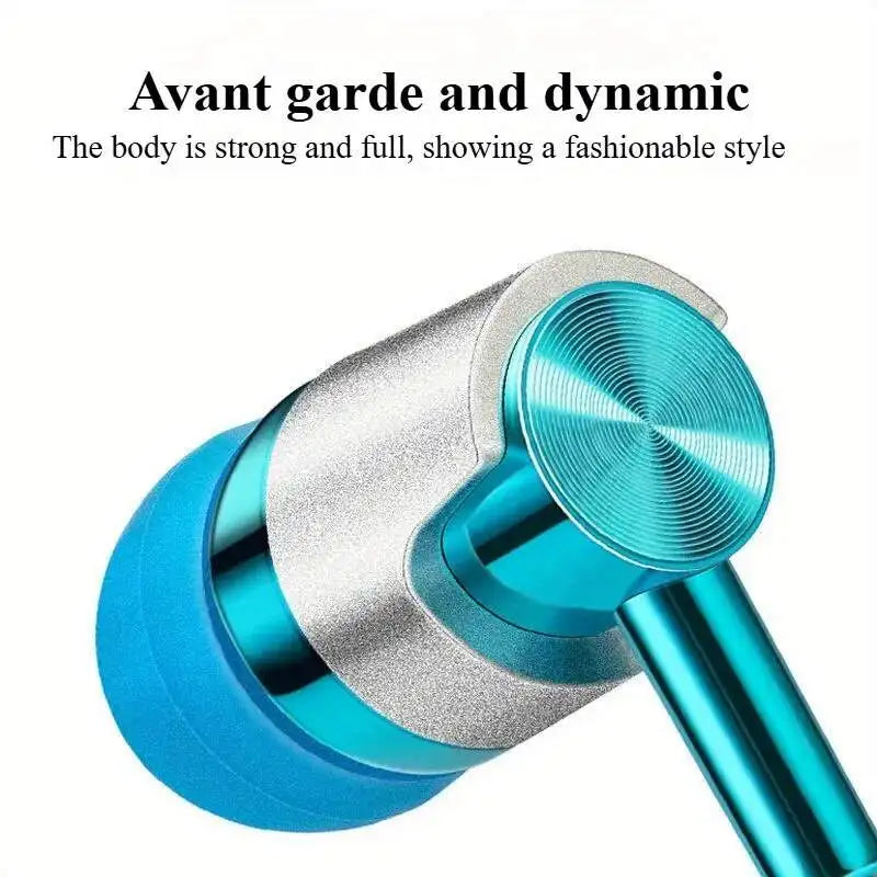 3.5mm Wired In-Ear Headphones with Ergonomic Design, HiFi Stereo Sound & Volume Control