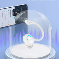 Bluetooth 5.2 Business Wireless Headphone Ear-Hook Mini HIFI Bass Noise Cancelling Earphone With Mic Sport Game Headset