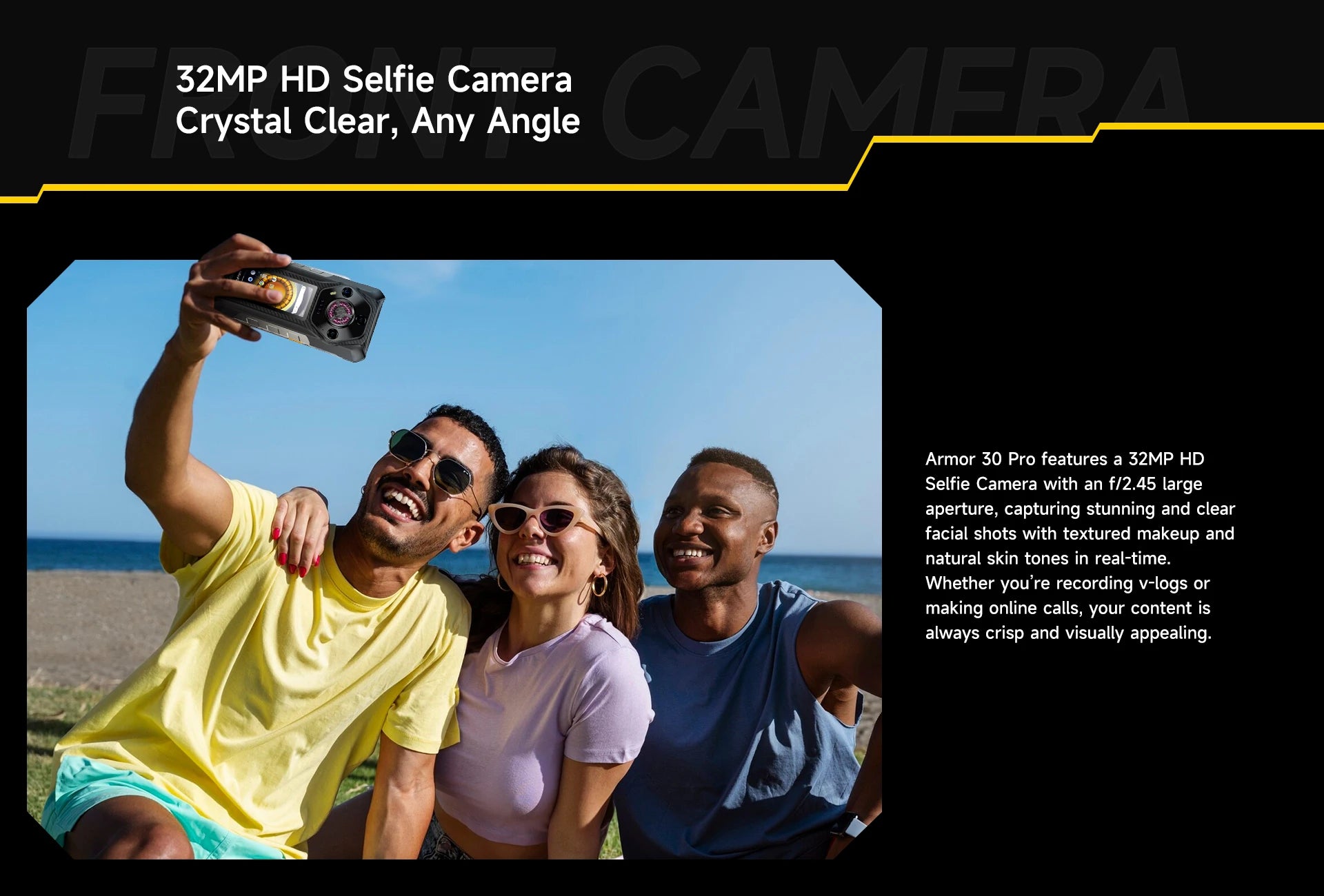 Ulefone Armor 30 Pro 5G Rugged Phone Android 14 Smartphone 6.9" 120Hz 32GB+512GB 12800mAh Night Camera 64MP NFC 66W