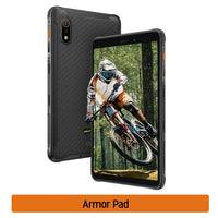 Ulefone Armor Pad Rugged Tablet 4GB RAM 64GB ROM 7650mAh 8.0'' HD+ Display 4G Android 12 Tablet Phone IP68/IP69K 13MP Camera