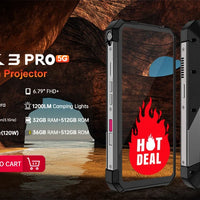 Unihertz 8849 tank 2 Pro rugged phone Android 14 24GB 512GB with 23800mAh battery superior projection 6.79 "FHD waterproof phone