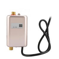 3000W Electric Water Heater Electric Tankless Water Heater LCD Digital Temperature Display Heating Shower 220-240V 50Hz