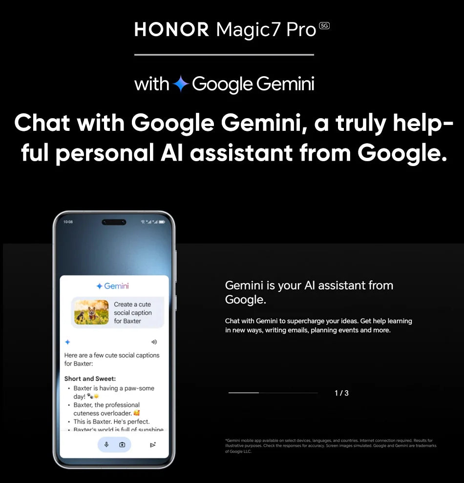 2025 New Original HONOR Magic7 Pro Global Version 5G Smartphone Snapdragon 8 Elite 6.8''120Hz LTPO Display 100W Fast Charge IP69