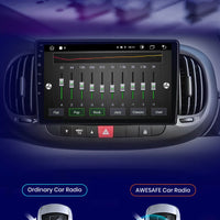 AWESAFE PX9 Car Radio Autoradio for  Fiat 500L 2012-2017  Wireless Carplay Screen Android Auto Stereo GPS Navi FM RDS BT SWC