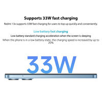 Global Version Xiaomi Redmi 13X Smartphone MTK Helio G91 Ultra 108MP super clear camera 6.79" FHD+ display 33W fast charging