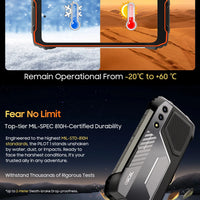 Blackview OSCAL PILOT 1 Rugged Phone, 6GB+ 256GB ,Helio G81 Smartphone Android14, 6.67'' Display Mobile Phone, 15000mAh, NFC