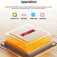 NEW SERVO S27 Mini Android Smartphone 4.0" Full Screen 2GB+16GB Memory 5MP 2 SIM Stanbdby Face Unlock 3G Cute Phones Google Play