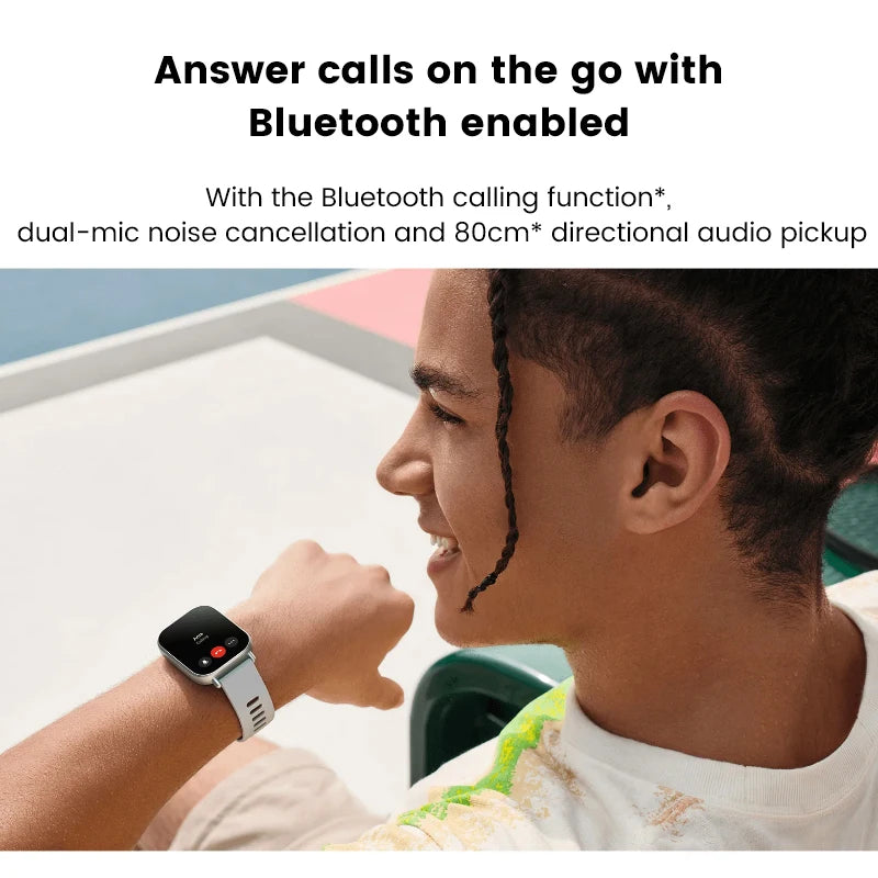 New Global Version Xiaomi Redmi Watch 5 Active has Bluetooth call up to 18 days of battery life 2''display 140+ work modes 5ATM