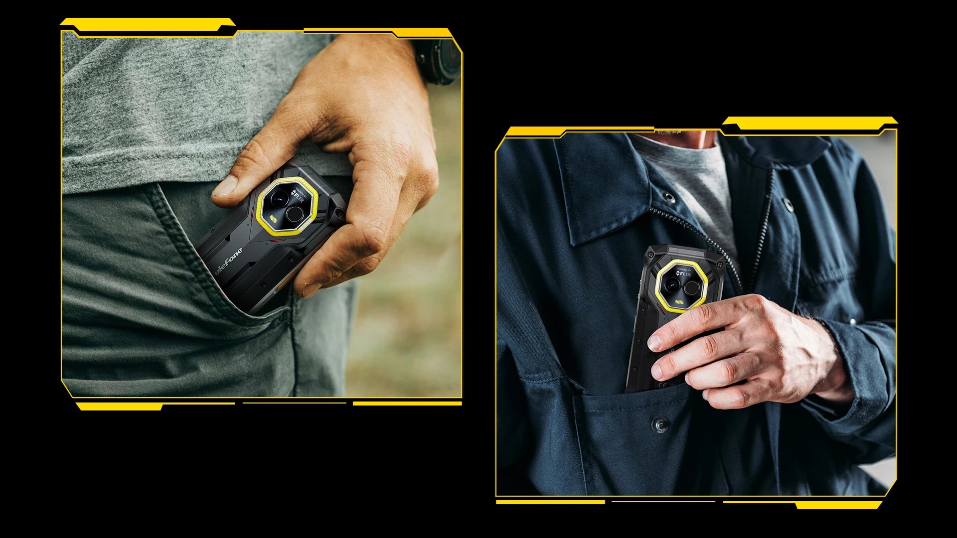 Ulefone Armor Mini 20T Pro 5G  THERMAL BY FLIR® 4.7" Rugged Phone Android 14 Smartphone 256GB ROM Mobile Phone Thermal lmaging