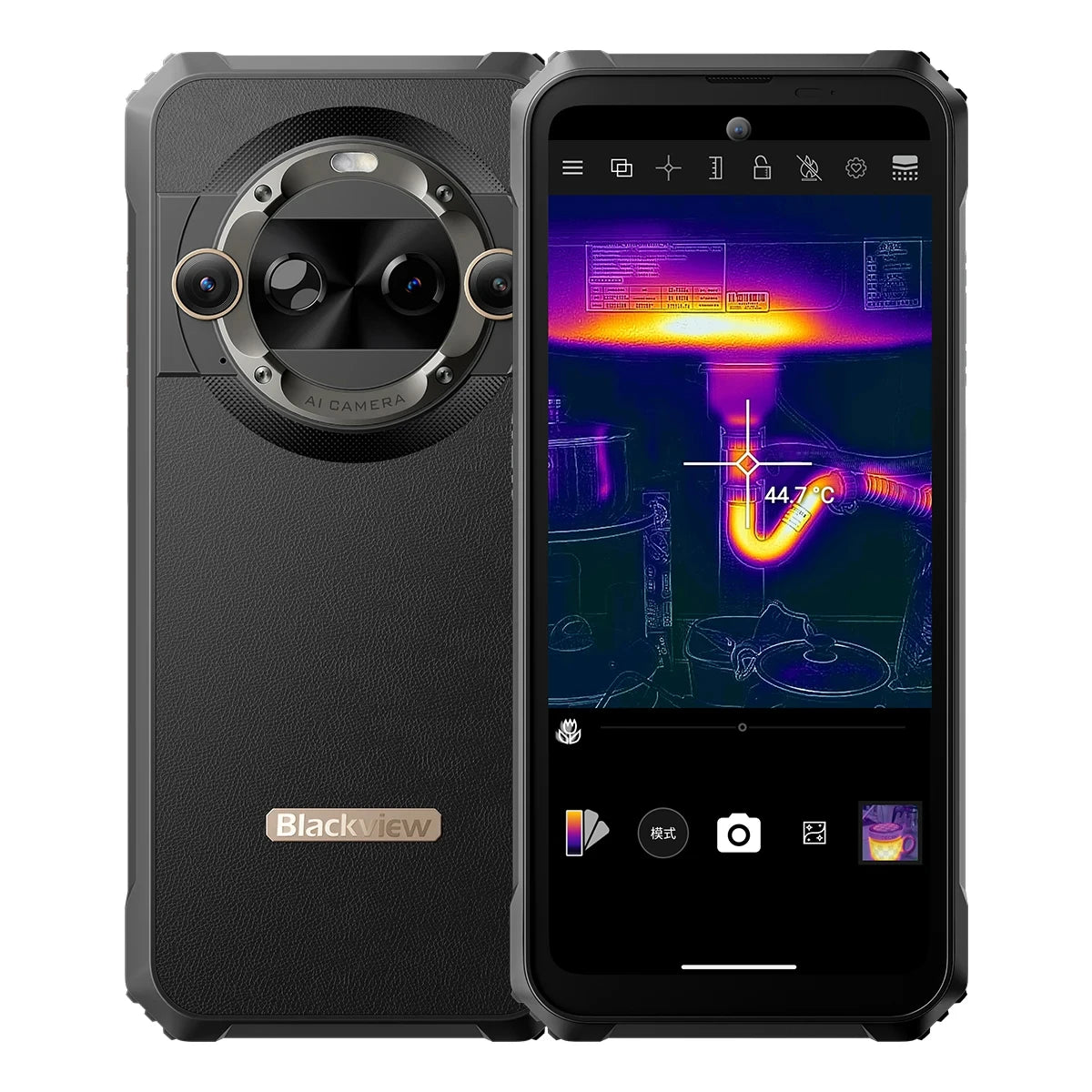 Blackview BL9000 Pro 5G Rugged Smartphone 6.78 "FHD + Display 12GB + 512GB 50MP Camera 8800mAh Battery Android 14 Phone