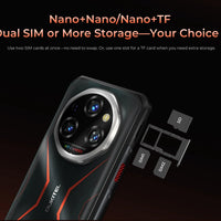 Oukitel WP55 Pro 5G Rugged Smartphone 16GB+512GB 33W Android15 Mobile Phone 11000mAh 6.58" FHD+ 108MP Camera oukitel Cell Phone