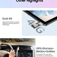 Blackview Android 14 Tab 16 Pro 11 Inch Touch Tablet 2K Screen 24GB +256GB 4G LTE+5G WiFi Gaming Tablets with Protective Shell