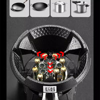 Low-pressure Fierce Fire Gas Stove Commercial Single-hole Liquefied Gas Burner for Hotel Restaurant Energy-saving Gas Cooktop
