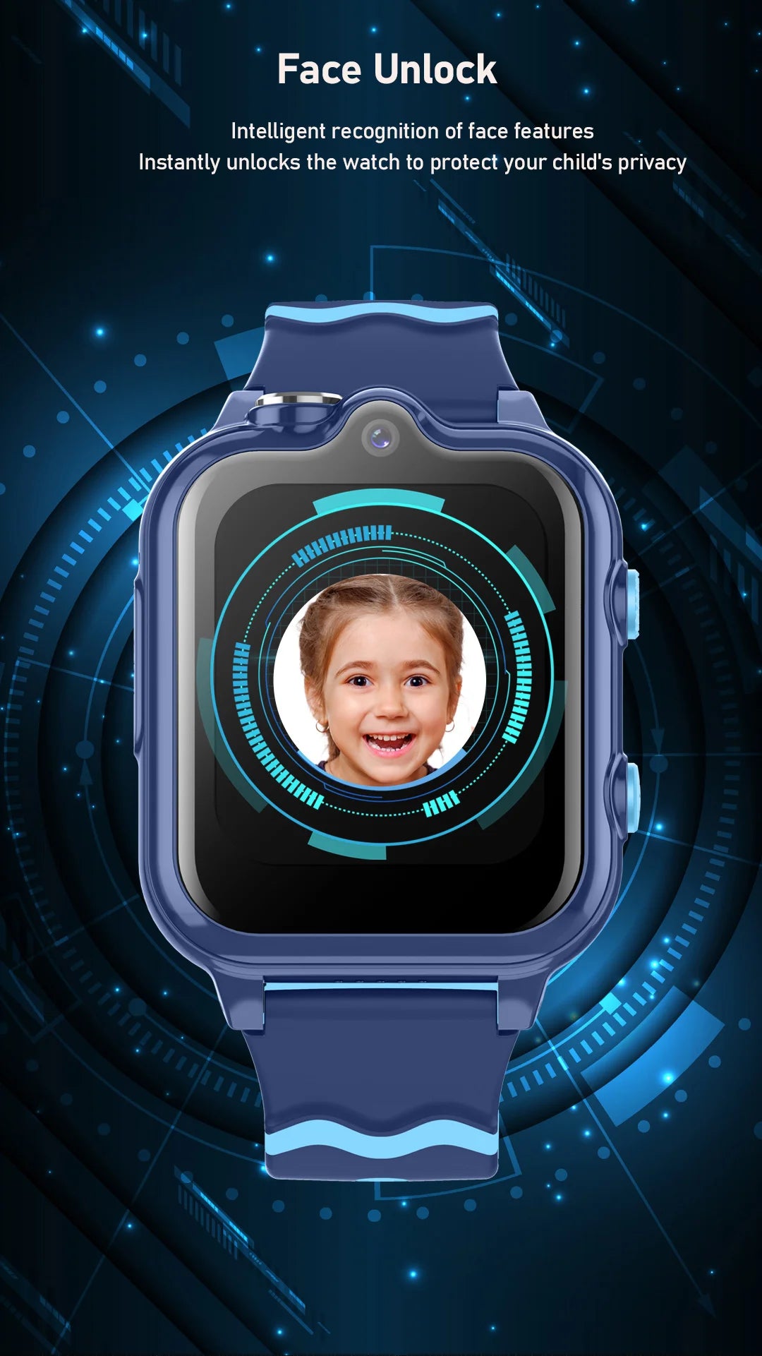 D35 4G Kids Smart Watch Video SIM ROM 8GB Call Phone Watch Monitor GPS SOS Location Monitor  Children Boy Girl Smartwatch Gifts