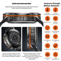 NEW 1000MAH Super endurance Sport Smart Watch Men 1.73-inch HD Screen GPS tracker Compass Bluetooth Call Waterproof Smart Watch