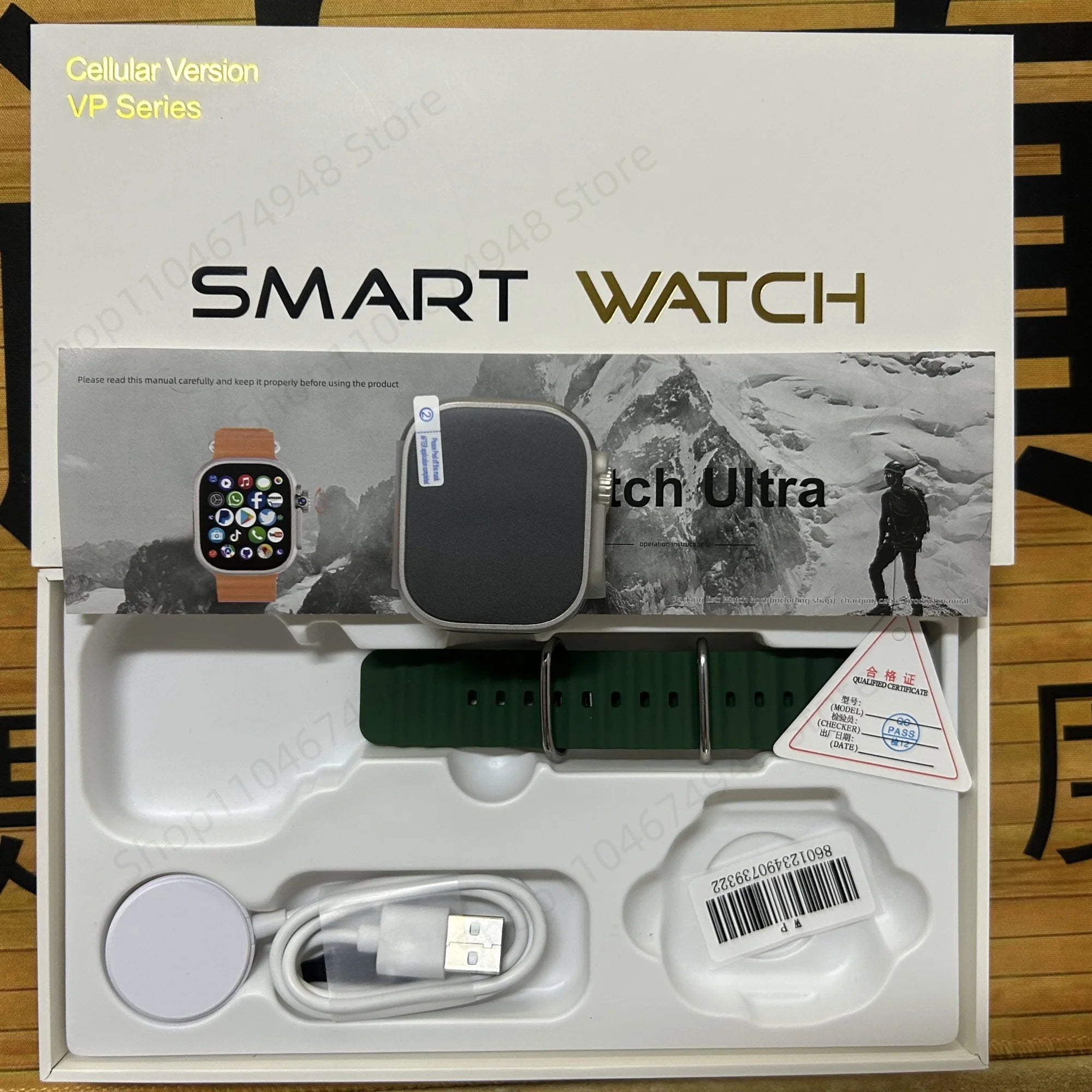 DW100 Pro Smartwatch Fingerprint Unlock control Smart Watch 256GB Storage ROM Free Download App WIFI GPS WIFI 2.29inch Amoled