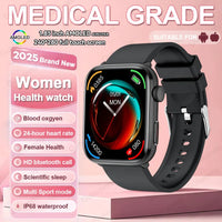 2025 Smart Watch For XIAOMI Women Full Touch Screen BT Call Waterproof Watches Sport Fitness Tracker Health Smartwatch Lady Gift