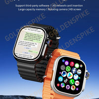 DW100 Pro Smartwatch Fingerprint Unlock control Smart Watch 256GB Storage ROM Free Download App WIFI GPS WIFI 2.29inch Amoled