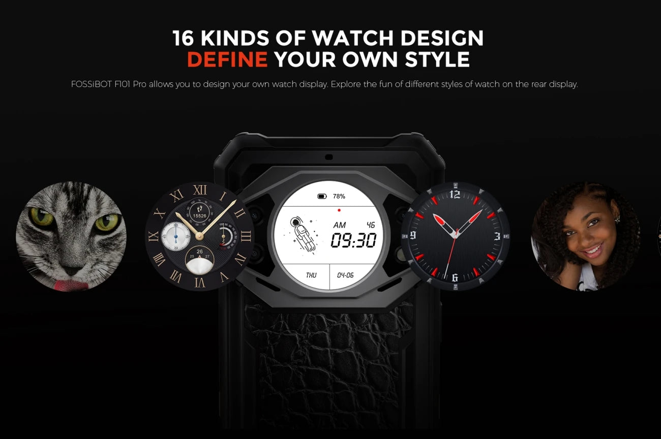 Fossibot F101 PRO Robust 120Hz 5,45 inch Screen 8GB + 128GB 10600mAh 18W Fast Charging Android13 Mobile Phone