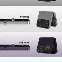 SERVO F15 Mini GSM Flip Mobile Phone 2 SIM Blacklist Magic Voice Auto Call Record Speed Dial MP4 Torch Cute Tiny Fold Cellphones