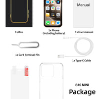 SERVO S16 Mini 4G Network Small Smartphone 2 SIM Standby Android 12.0 System Play Store WiFi GPS 4.0" Screen Palm Cellular Phone