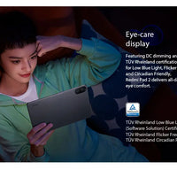 Xiaomi Redmi Pad 2 Global Version 11" 2.5K Crystal-clear Display Advanced Helio G100-Ultra 18W Fast Charging 9000mAh Battery