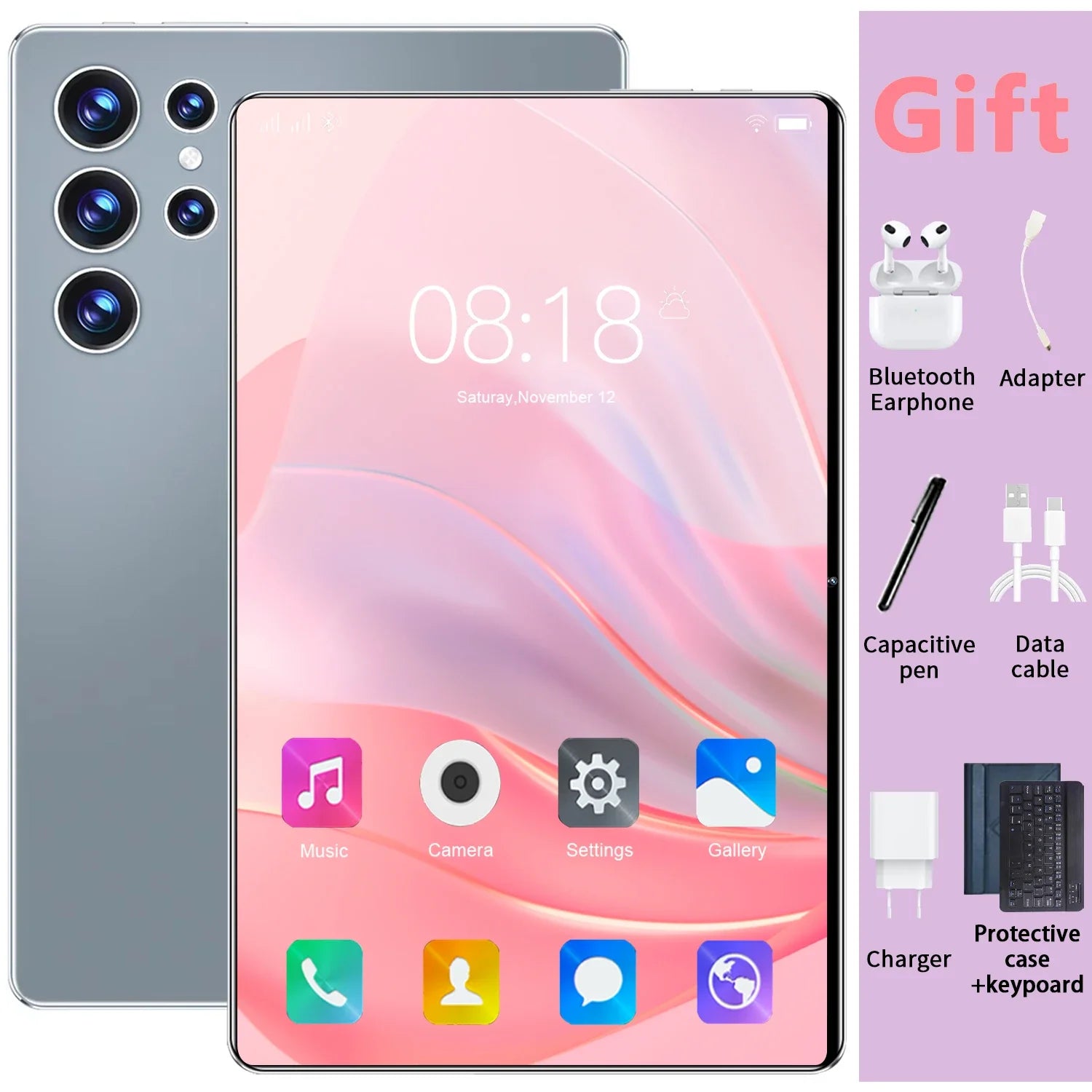 2025 Global New 10.36 inch tablet Android 14 Pad 15 Pro 16GB 1TB Snapdragon 8 Gen2 4KHD 5G WIFI Bluetooth WPS 20000mAh tablets