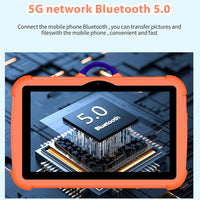 New 7 Inch 5G WiFi Tablet Pc for Children's best Gifts Android Kids Game Educational Learning Tablets Quad Core 4GB RAM 64GB ROM