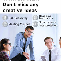 Smart Video Glasses Myopia Prescription Anti Shake Video Recording WIFI Bluetooth Transmission Object Recognition Smart Glasses