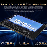 【World Premiere】HOTWAV R10 Pro Rugged Tablets 10800mAh 8GB+256GB OTG Charging Tablet For Field Exploration+Mountain Climbing