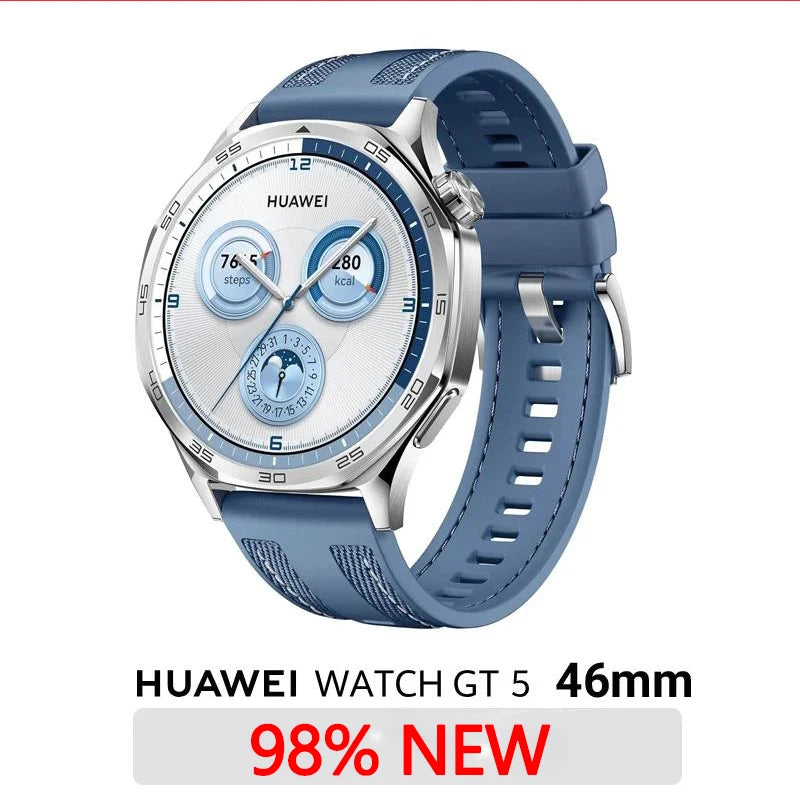 98new HUAWEI Watch GT 5 Smartwatch, Buit-in Map,Replay Message,compatible with IOS and Android