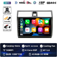 Android 15 Car Radio For Suzuki Swift 2003 - 2006 2007 2008 2009 2010 Multimedia Player Stereo Carplay AUTO Head Unit WIFI 4G BT