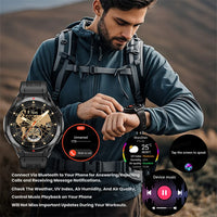Swim Smartwatch Outdoor GPS Watch Sports Fitness Tracker Health Military Waterproof Watch BT5.3 Call Smart Watch for Android iOS