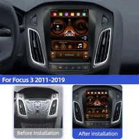 Android 13 Car Radio for Ford Focus Mk3 2011-2017 Multimedia Player 2Din Navigation Carplay Head Unit Stereo 9.7" Speakers Audio