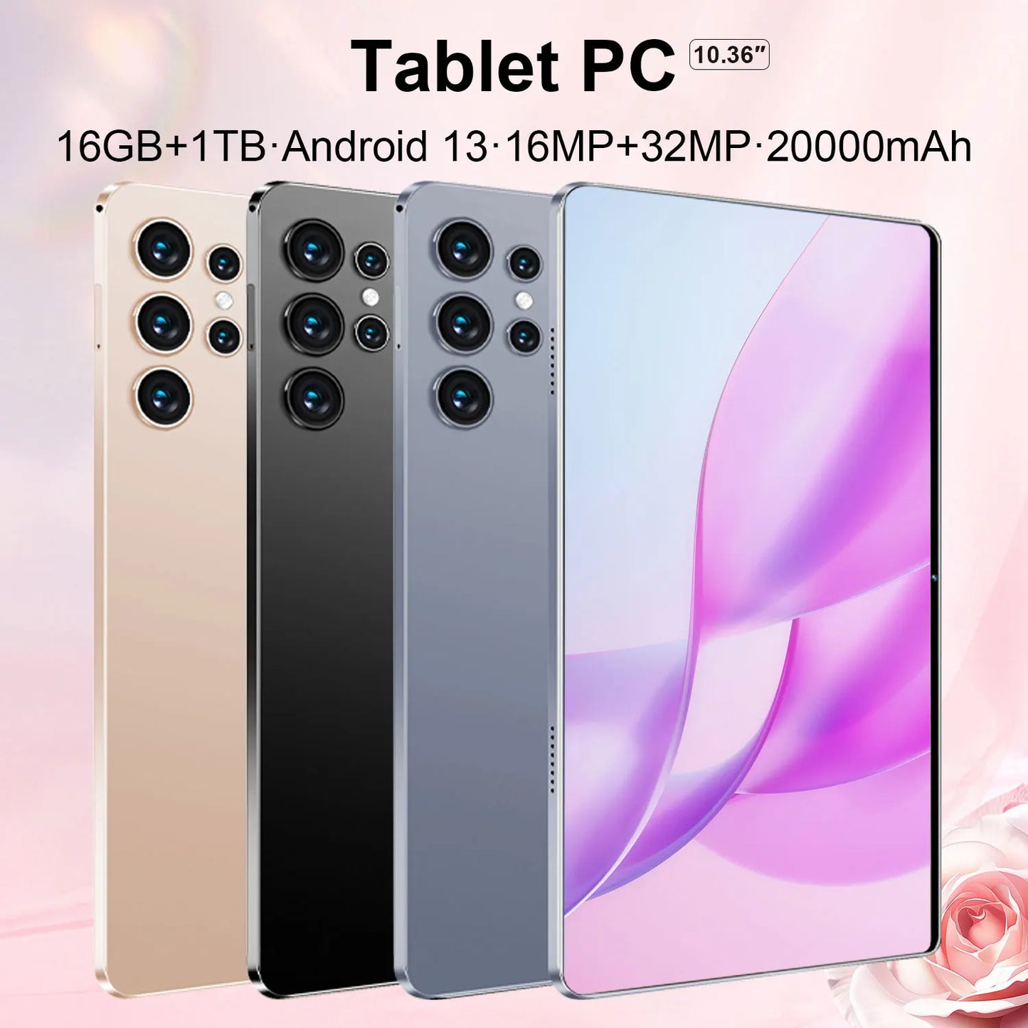 2025 Global New 10.36 inch tablet Android 14 Pad 15 Pro 16GB 1TB Snapdragon 8 Gen2 4KHD 5G WIFI Bluetooth WPS 20000mAh tablets