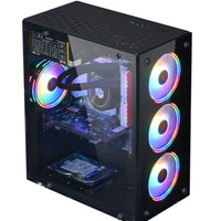 Aotesier Hot selling gamer desktop computer build in Win10 16GB Ram SSD 1TB hdd GTX 1050Ti Core E5-2650 processor new gaming pc