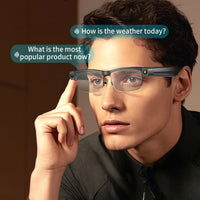 Smart Glasses with HD Camera 1200P Anti-shake Video Record Real-time Translation Object Recognition Bluetooth Call Smart Glasses