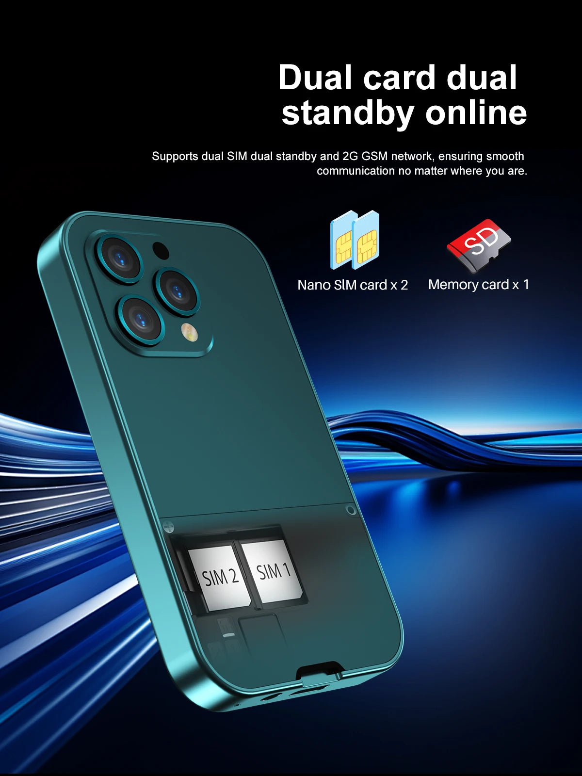 SERVO V9 Small Mobile Phone 2 SIM Cards Magic Voice Speed Dial MP4 Player Rear Camera Flashlight FM Radio 2G GSM Mini Cellphones