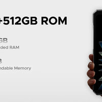 DOOGEE V40 Pro 5G Rugged Phone 1.47" Rear Display 16GB+512GB Dimensity 7300 200MP AI Camera 8680mAh Battery 5g Gaming Phone