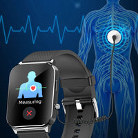 2025 New ECG+HRV Smart Watch Men Women Heart Rate Blood Pressure Body Temperature Sleep Monitor Fitness Pedometer Sports Watch