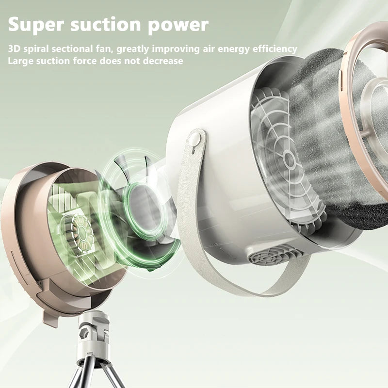 Portable Fan, Small Kitchen Hood, Extractor, USB Power Supply, Office Kitchen Hood, Mini Suction, Vacuum Hood, New, 2024