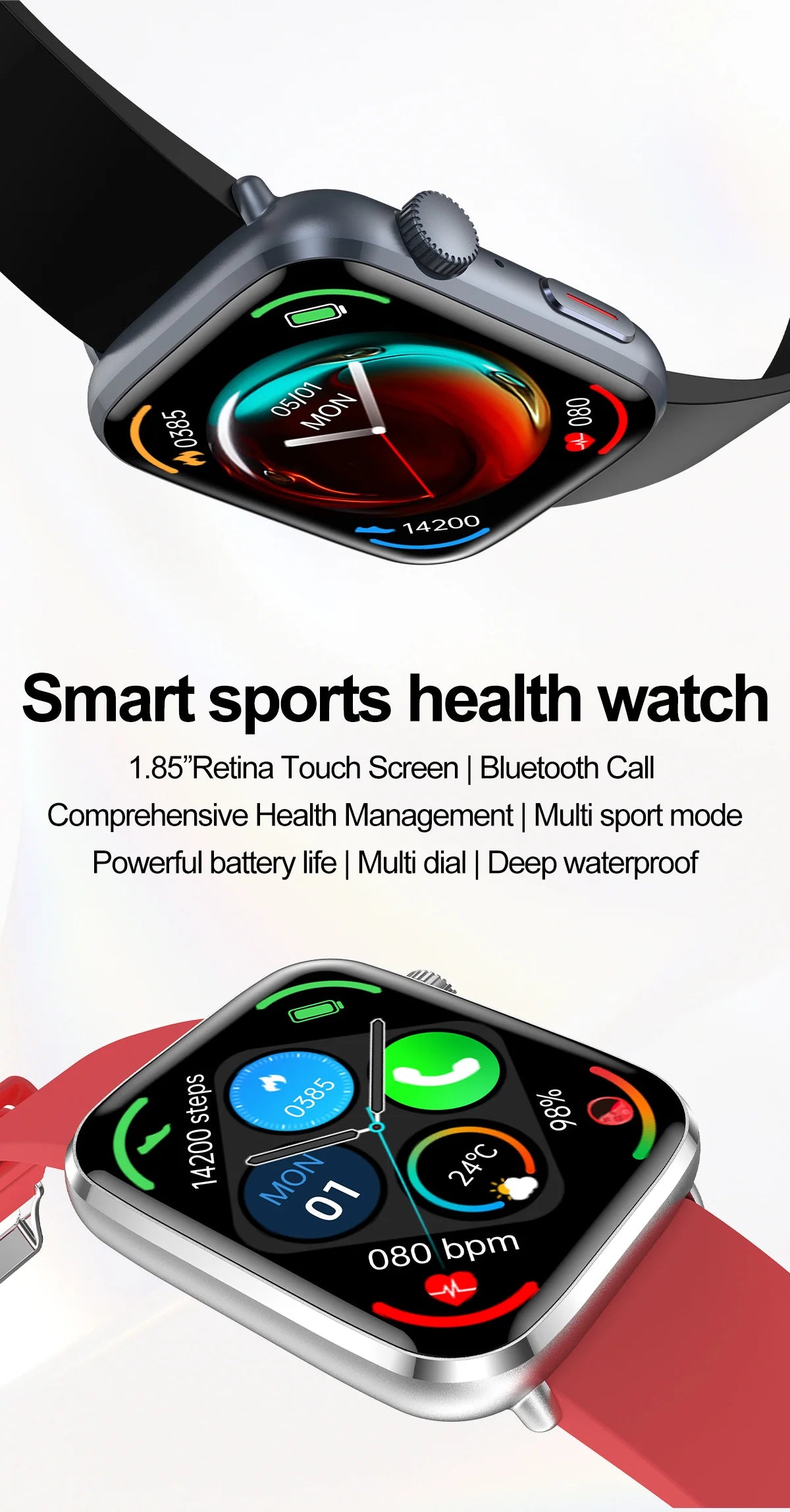 2025 Smart Watch For XIAOMI Women Full Touch Screen BT Call Waterproof Watches Sport Fitness Tracker Health Smartwatch Lady Gift