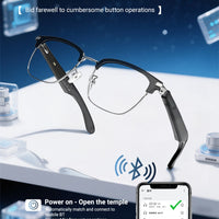 GT-33 smart glasses anti-blue light glassesTranslation Sunglasses Voice Remote Control Music Eyewear Waterproof Eyeglasses