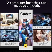 Aotesier Core i7 CPU Affordable Computer full set 8G/16G RAM 256GB SSD home office gaming pc desktop computer gamers  PC GAME