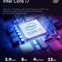 Aotesier Core i7 CPU Affordable Computer full set 8G/16G RAM 256GB SSD home office gaming pc desktop computer gamers  PC GAME