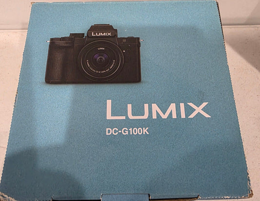 Panasonic LUMIX G100K 20.3MP Mirrorless Vlogging Camera - BRAND NEW.